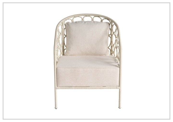 Universal Furniture Pebble Natural Rattan Fabric Accent Chair-Jennihome
