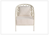 Universal Furniture Pebble Natural Rattan Fabric Accent Chair-Jennihome
