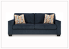 Gio Italia Amalfi Queen Fabric Sleeper Sofa with Decorative Accent Pillows