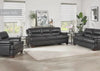 Hydeline Luxor Leather Sofa With Wooden Legs