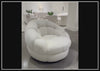 Coco Fabric Swivel Chair | Deep Channel Tufting | 360 Degree Swivel | Bernhardt