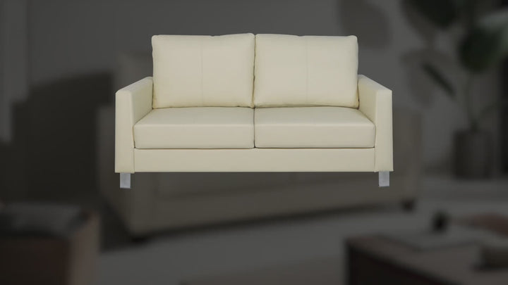 Nova Queen Leather Sleeper Sofa | Cloud Fold Mechanism | Track Arms | Gio Italia