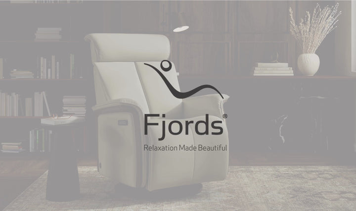 Fjords Jewel Leather Recliner with Swivel and Gliding Function
