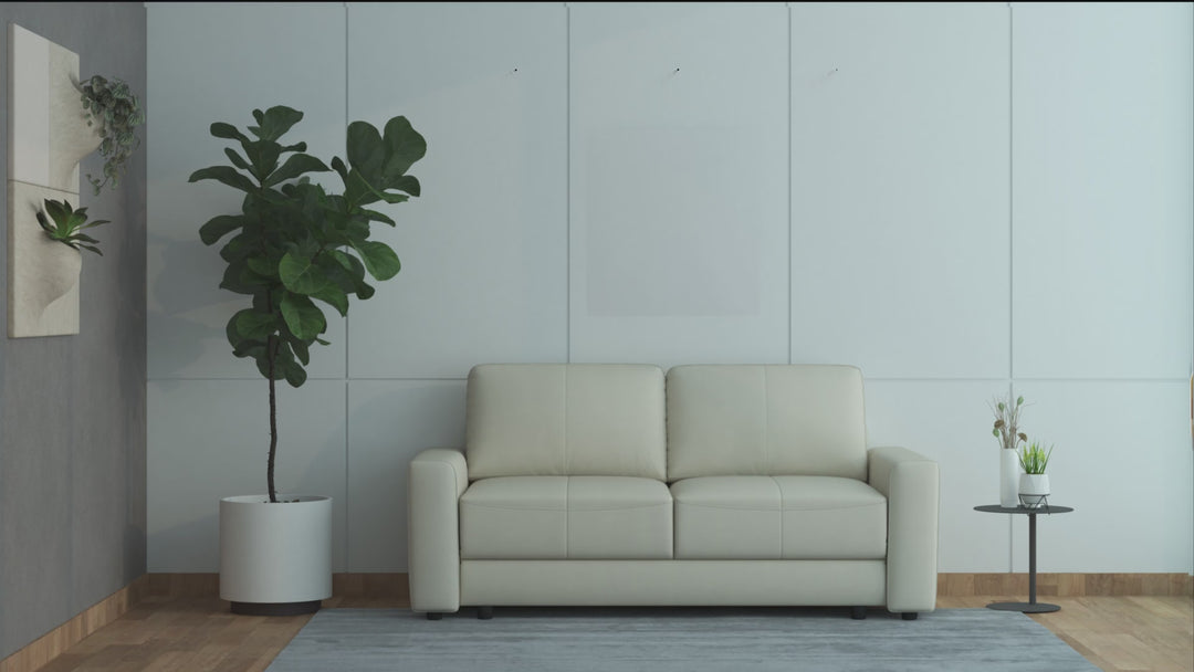 Klaussner Wigan Sleeper Sofa in Leather and Fabric Option