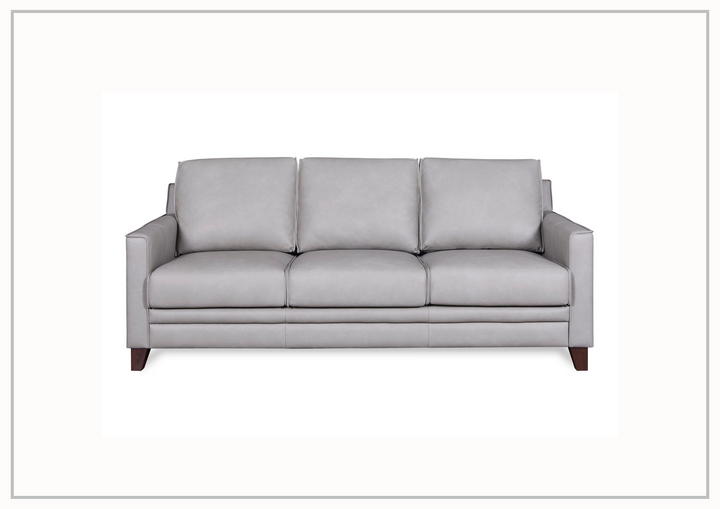 Gio Italia Samson 3-Seater Leather Sofa in Gray-Jennihome