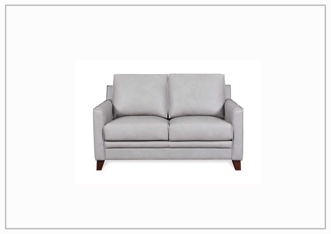 Gio Italia Samson 2-Seater Leather Sofa in Gray-Jennihome