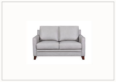 Gio Italia Samson 2-Seater Leather Sofa in Gray-Jennihome