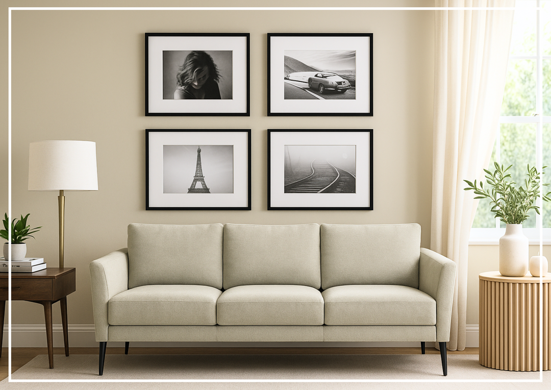 Viola Fabric Sofa | 3 Seater | Wenge Legs | Luonto-Jennihome