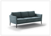 Viola Fabric Sofa | 3 Seater | Wenge Legs | Luonto-Jennihome