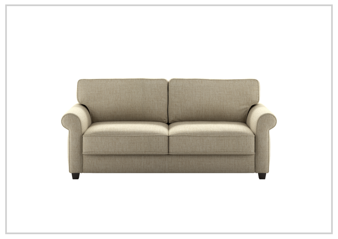 Willow Queen Fabric Sleeper | Hybrid Deluxe Mechanism | Rolled Arms | Luonto-Jennihome