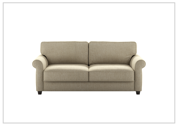 Willow Queen Fabric Sleeper | Hybrid Deluxe Mechanism | Rolled Arms | Luonto-Jennihome