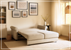 Willow Queen Fabric Sleeper | Hybrid Deluxe Mechanism | Rolled Arms | Luonto-Jennihome