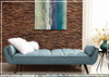 Turquoise Blue Woven Fabric Sofa bed