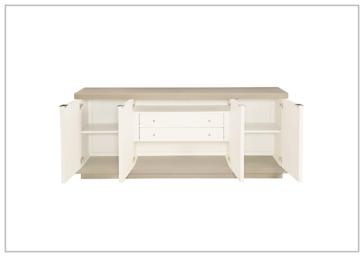 Bernhardt Axiom 2-Drawer Buffet Table with Adjustable Shelves