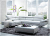Cavour Mansion L-Shaped White Leather Sectional