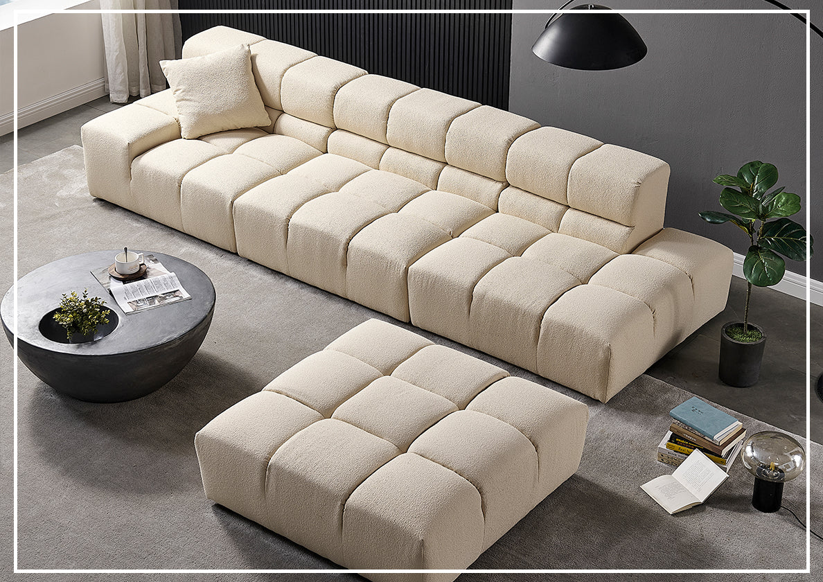 Courser Sectional Sofa with Ottoman
