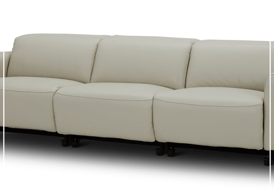 Picasso 6 Piece Italian Motion Reclining Sectional Sofa-