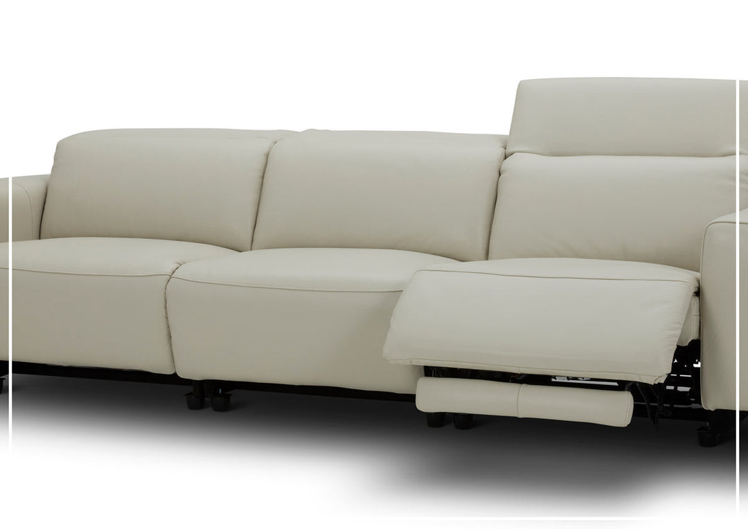 Picasso 6 Piece Italian Motion Reclining Sectional Sofa