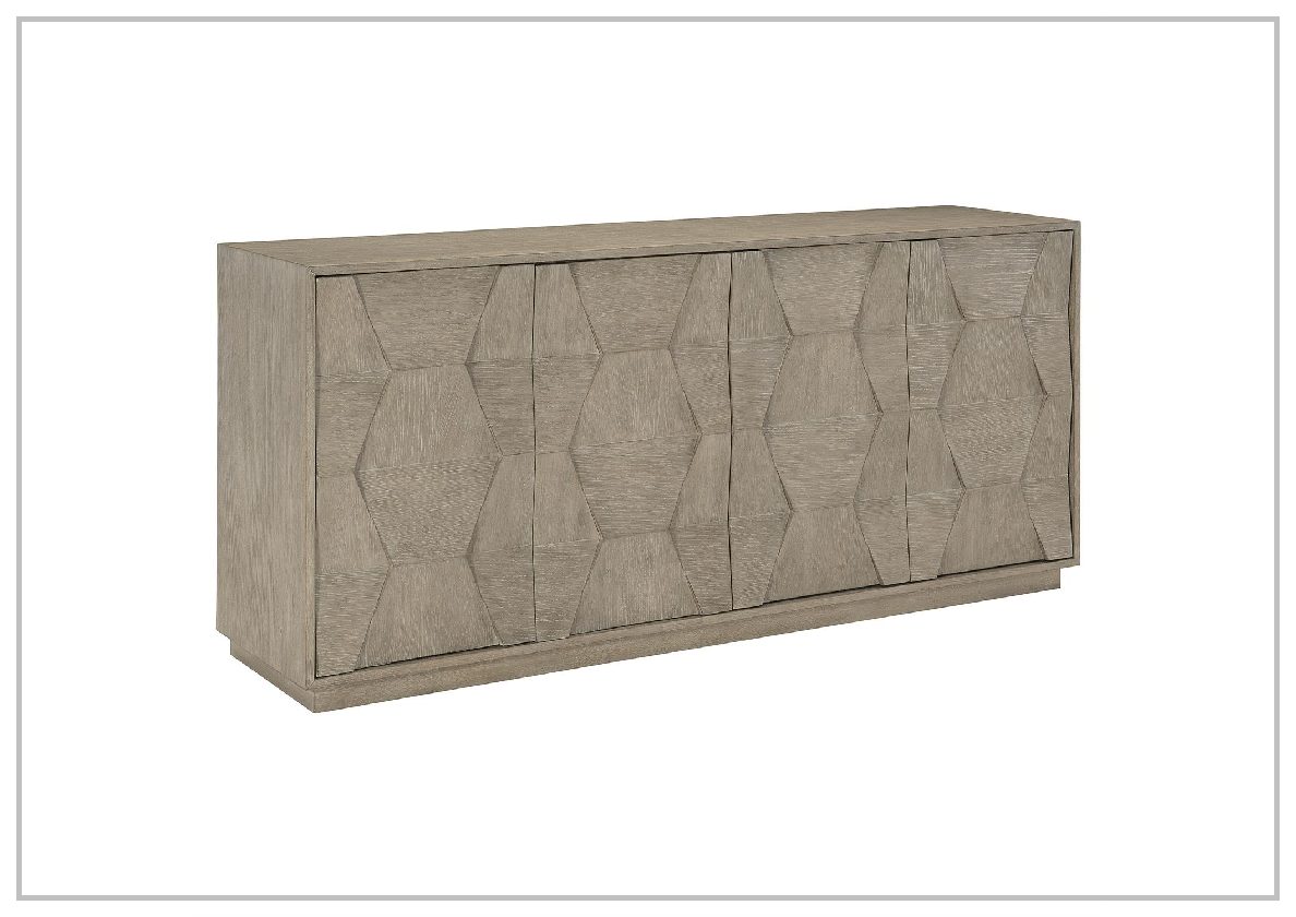 Bernhardt Linea 2-Drawer Wooden Buffet Table with Adjustable Shelves
