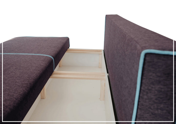 Grey Broadway Sofa Bed And Storage Set
