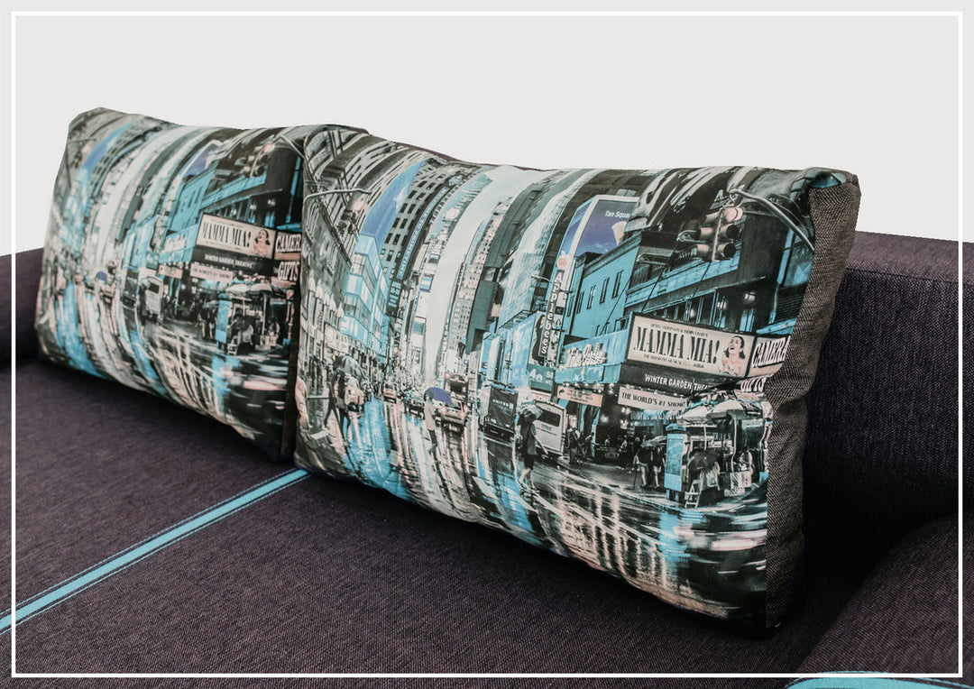 Grey Broadway Sofa Bed And Storage Set