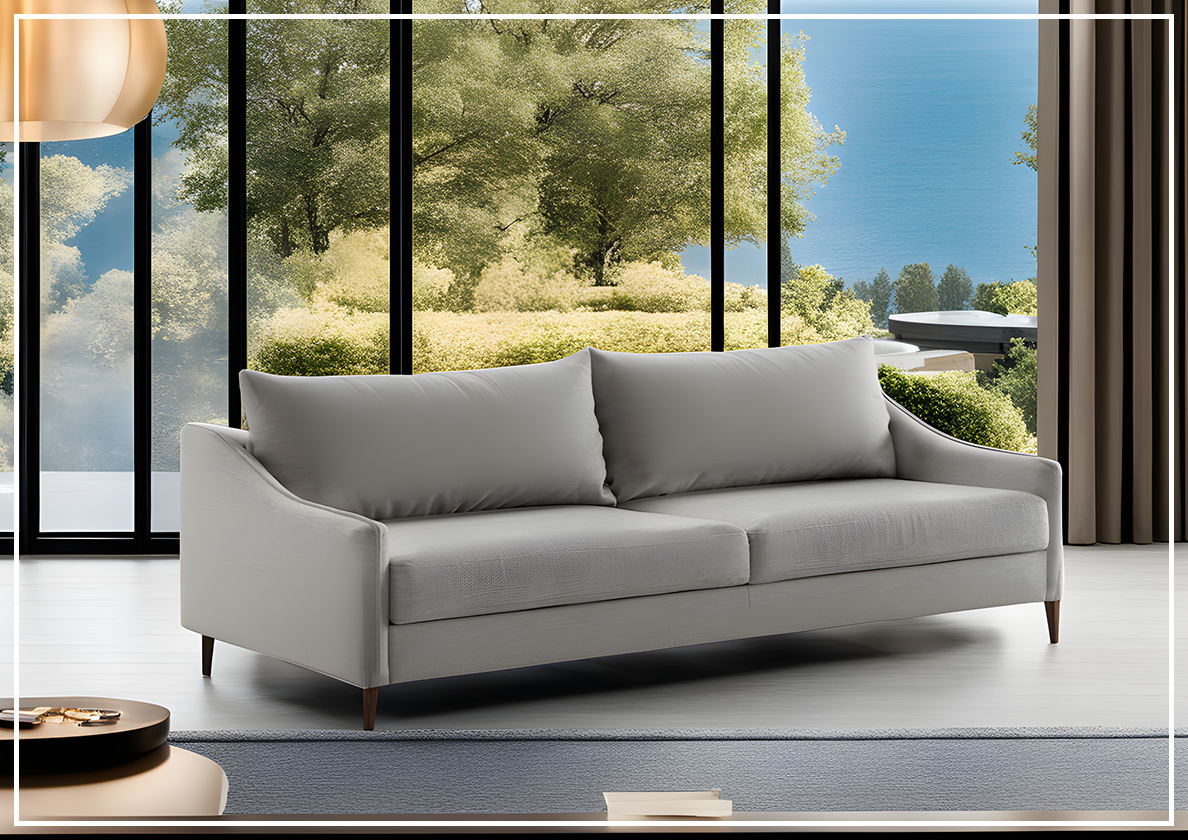 Ethos Fabric King Sleeper Sofa with Nest Mechanism