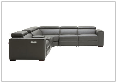 Gio Italia Aventura Power Reclining Leather Sectional Sofa