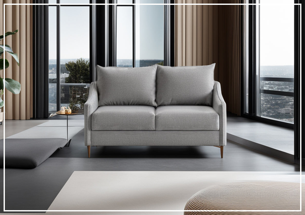 Ethos Fabric Dual Motion Sleeper Sofa With Nest Mechanism